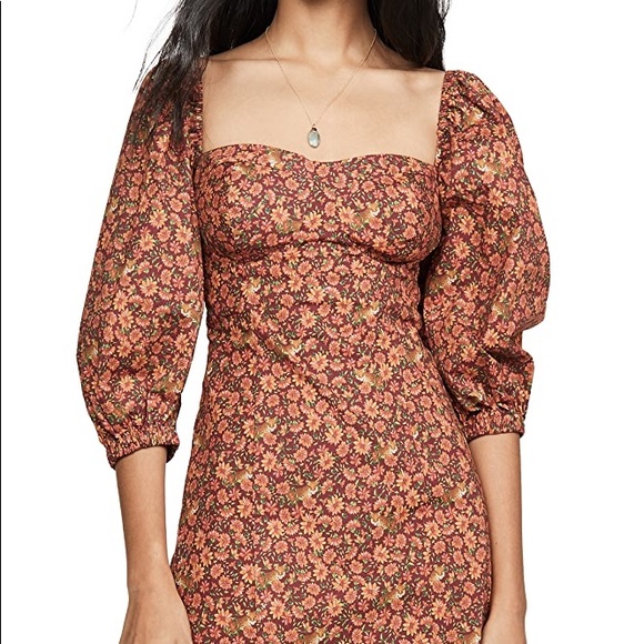 RARE NWOT FARM Rio Leopard Garden Mini Dress - Picture 11 of 11